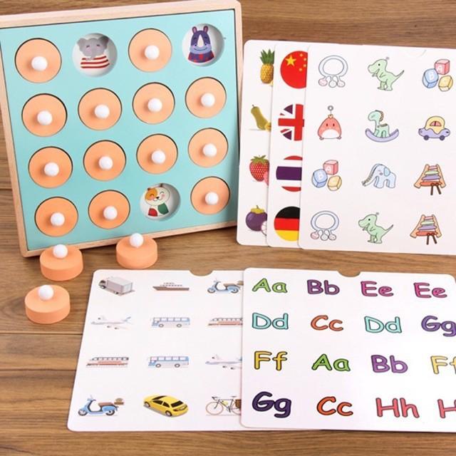 ĐỒ CHƠI LẬT HÌNH 12 CHỦ ĐỀ - RÈN LUYỆN TRÍ NHỚ HÌNH ẢNH CHO BÉ ĐCG