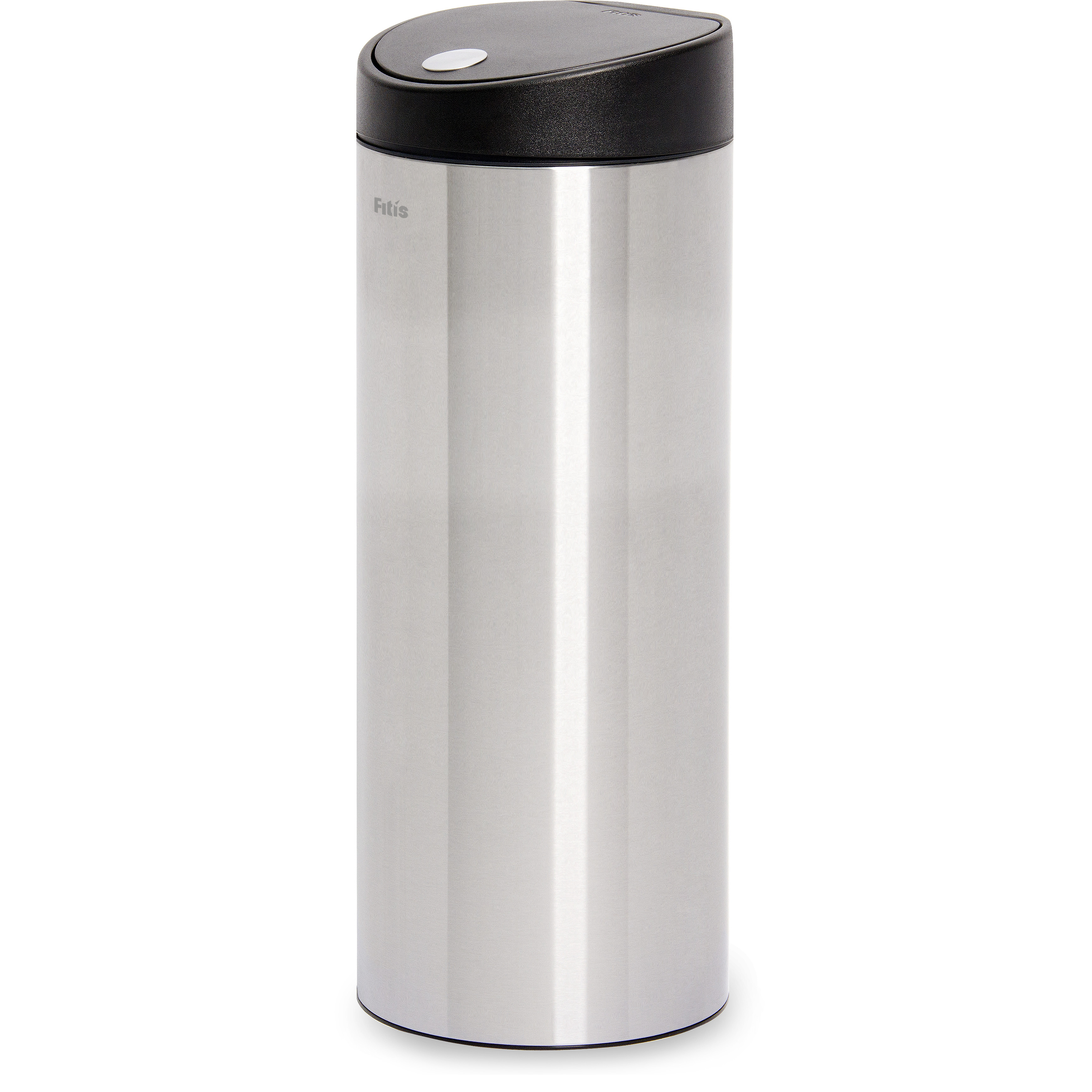 Thùng rác inox cao cấp - FITIS nhấn tròn lớn RTL1-901 (15lit) - inox