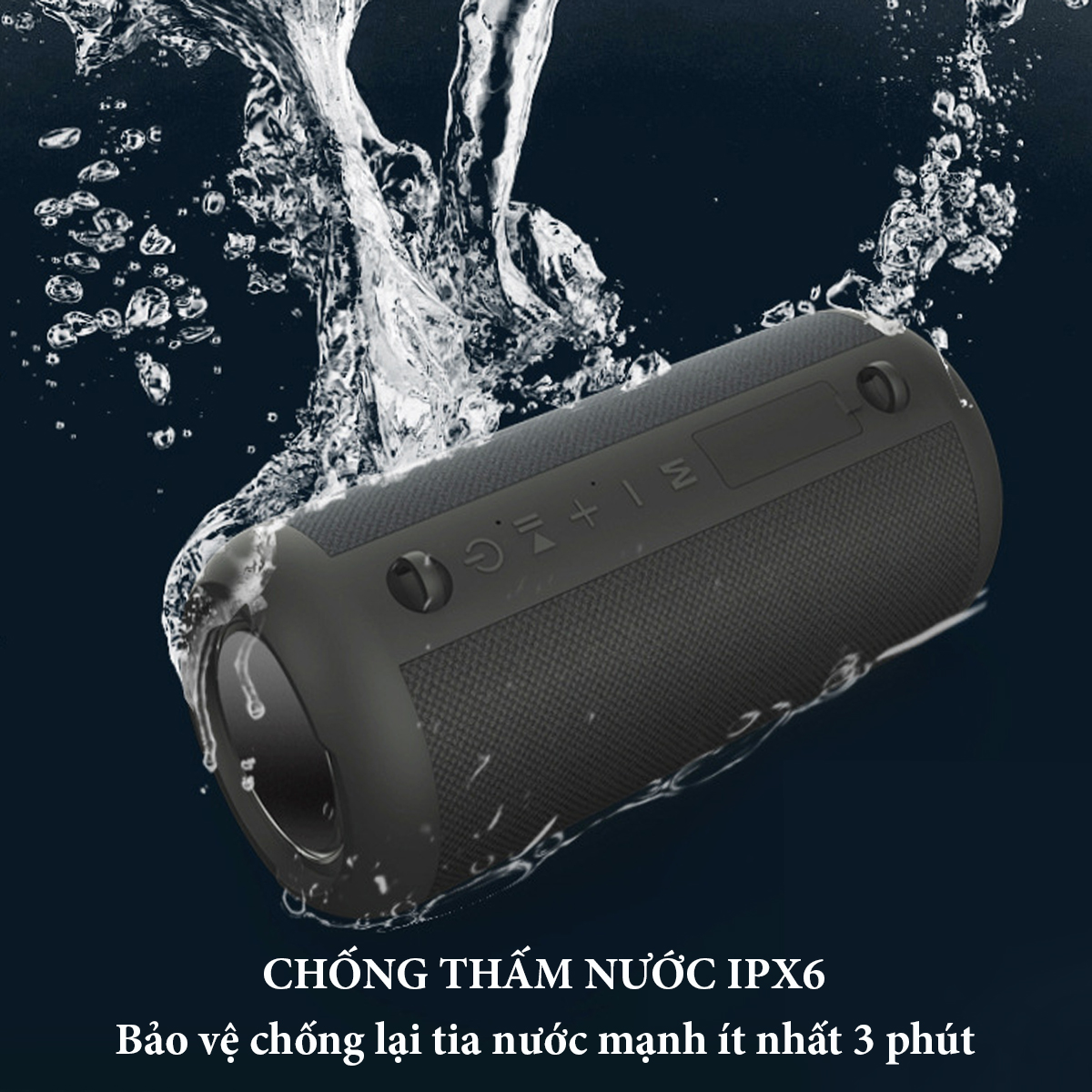 Loa bluetooth 5.0 SeaSy SS20 chống nước IPX6, công suất 20W với chất lượng âm thanh chân thực, âm bass mạnh, âm treble trong trẻo, dung lượng pin trâu 3600 mAh – Hàng chính hãng