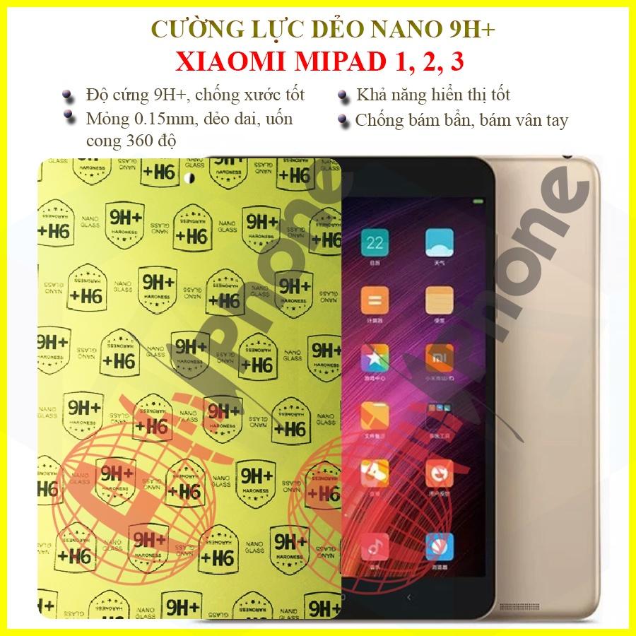 Dán cường lực dẻo nano 9H+ dành cho Xiaomi Mi Pad 1, 2, 3 7.9 inch