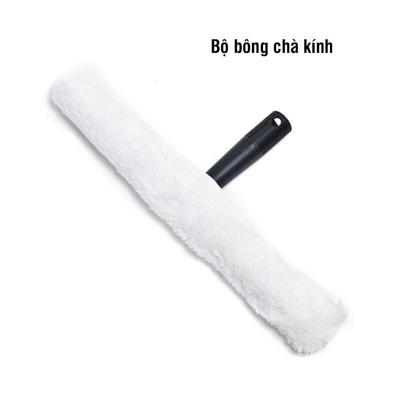 Bộ dụng cụ lau kính cán dài 1,2m Kitimop-A2 dùng làm sạch cửa kính cao dưới 3m - Hàng chuyên dụng, nhập khẩu