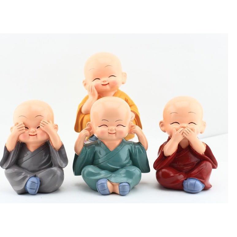 Bộ tượng tứ không trang trí taplo ô tô, tap lô xe hơi xinh xắn- Hoàng Đông Shop