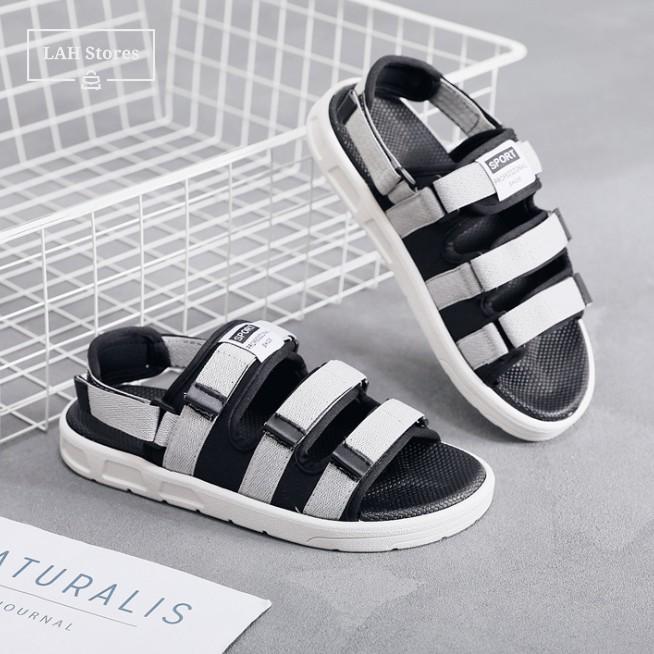 Dép sandal nữ phong cách Unisex LAH STORES. Vải bố siêu chắc chắn. Quai hậu rời siêu chất. DSNU09