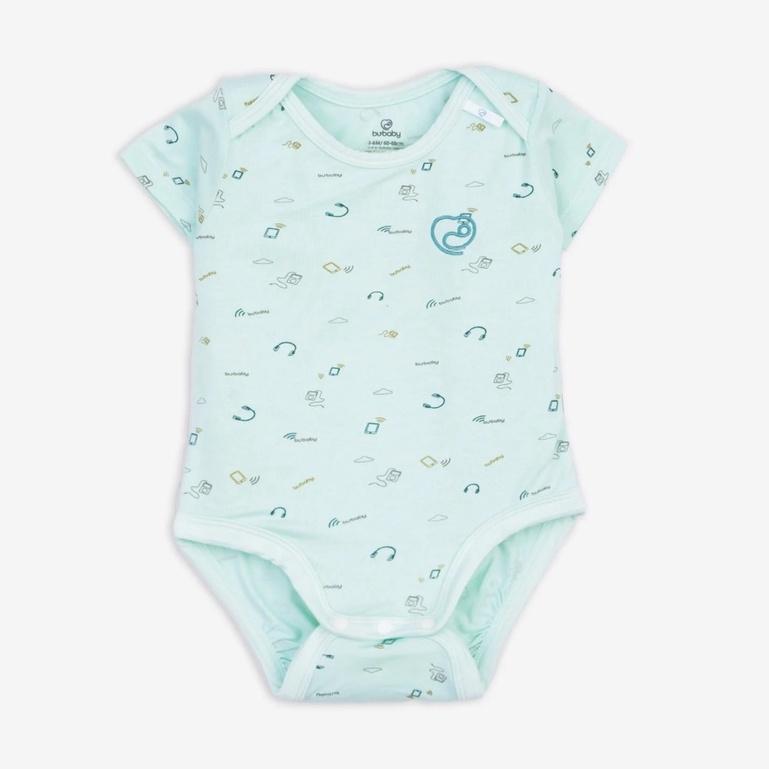 Bộ Bodychip Bu baby ngắn tay cổ chồm Bambus