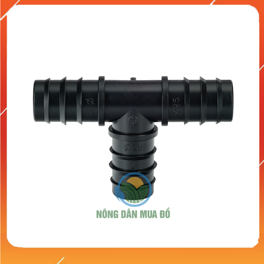 20 Tê Nối Ống Mềm PE 25mm