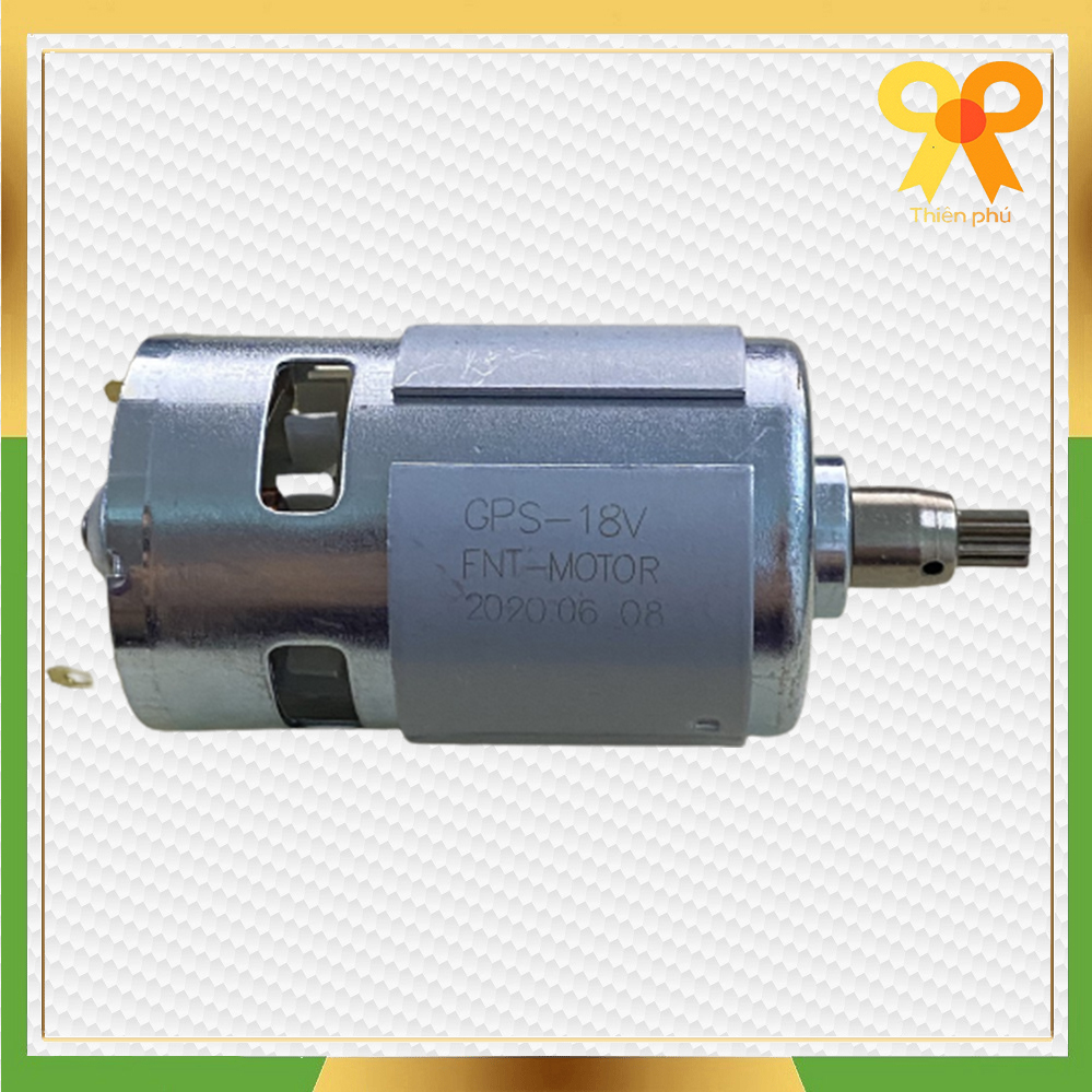 Motor 775 nhông dài 7 răng dùng cho máy vặn bu lông pin - Có 18V và 21V loại tốt