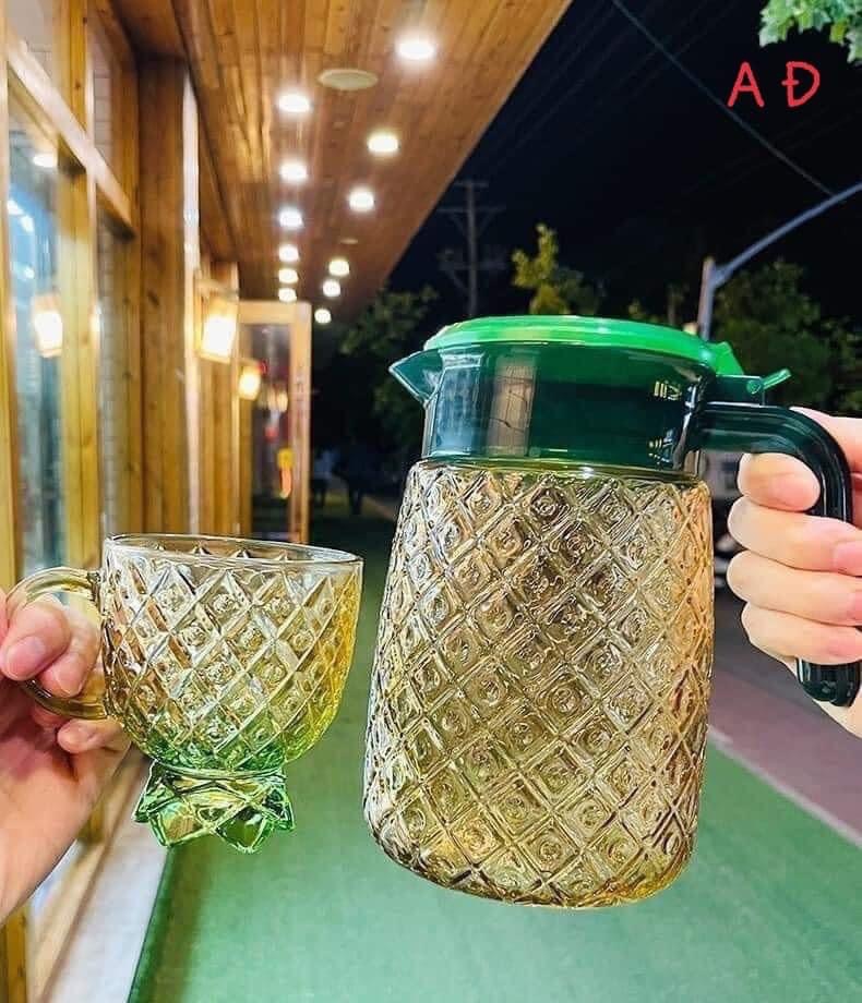 Bộ bình cốc dứa