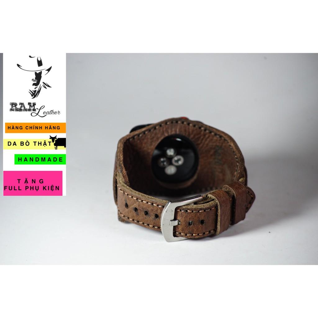 Dây đồng hồ da bò handmade - RAM 1951 + B2