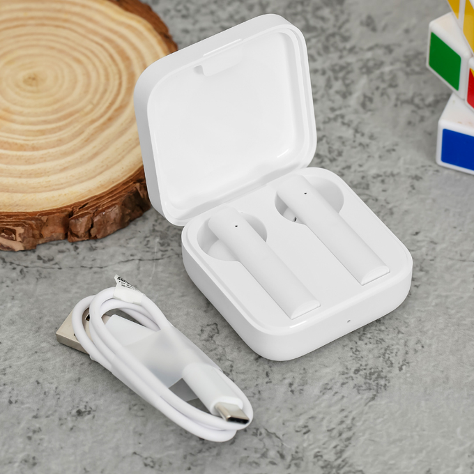 Tai nghe Bluetooth True Wireless Earphones 2 Basic Xiaomi BHR4089GL Trắng - Hàng Chính Hãng