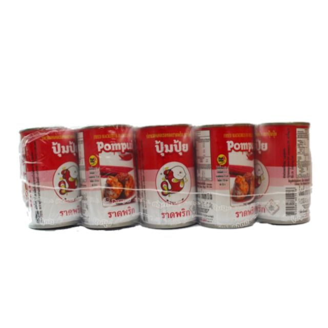 COMBO 6 Hộp Cá Chiên Sốt Tương Ớt Pompui 155g
