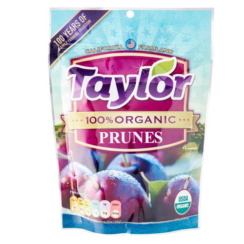 Mận khô hữu cơ hiệu Taylor250g