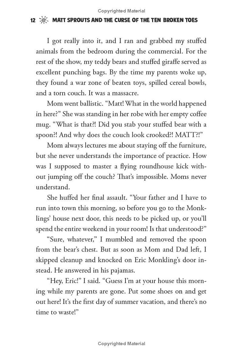 Sách ngoại văn: Matt Sprouts And The Curse Of The Ten Broken Toes