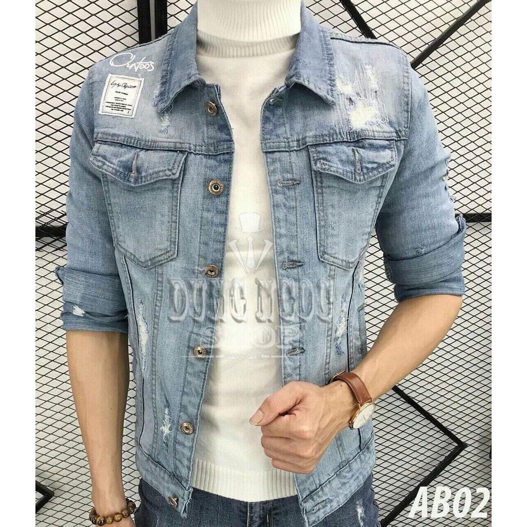 ÁO KHOÁC JEANS XANH ĐẮP SAU DÀNH CHO NAM NỮ PHONG CÁCH HÀN QUỐC SIZE M L XL CÓ HÌNH THẬT GIÁ SIÊU RẺ SHOP CHỤP CẬN ẢNH