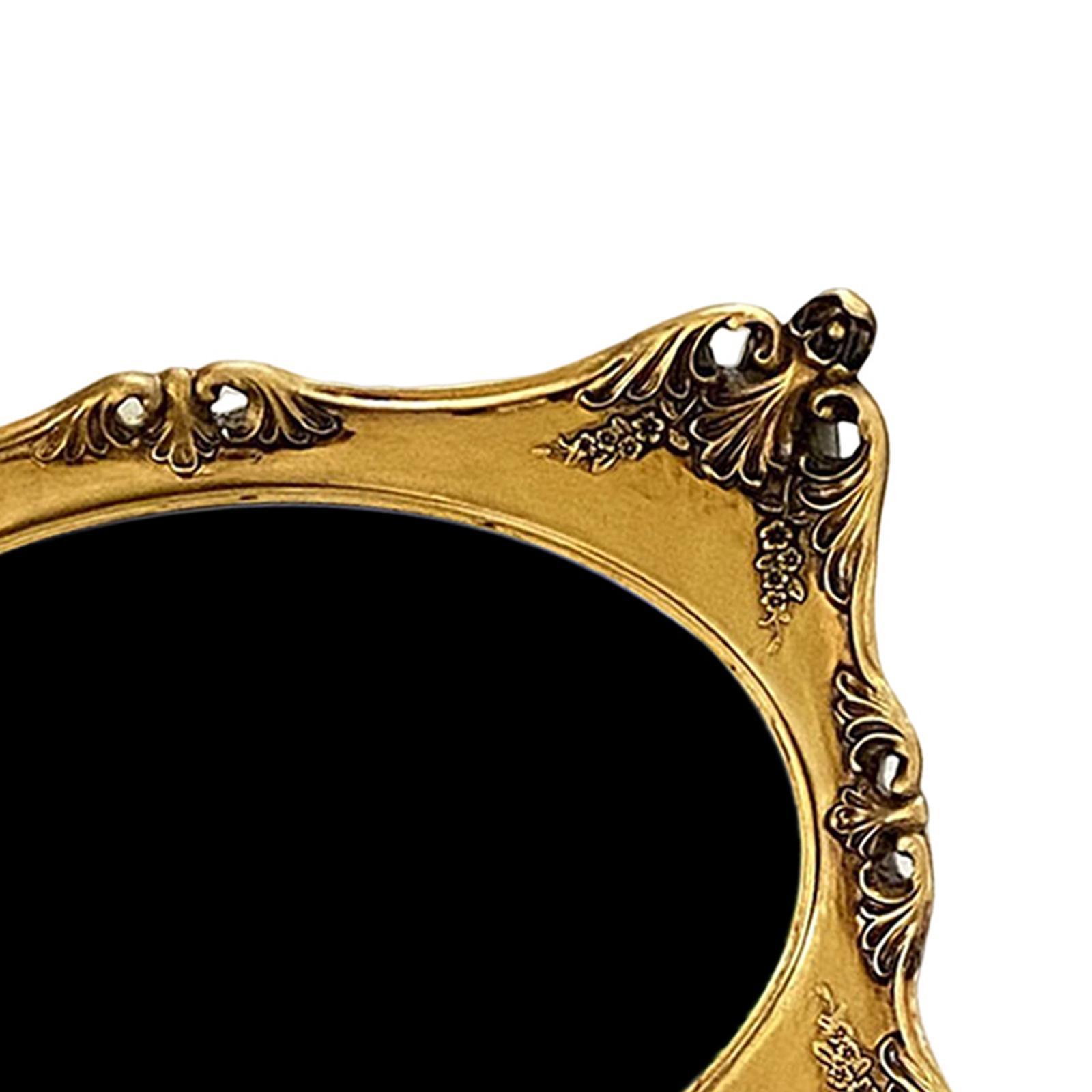 Hand Carved Floral Resin Photo Frame Office European Style Picture Frame