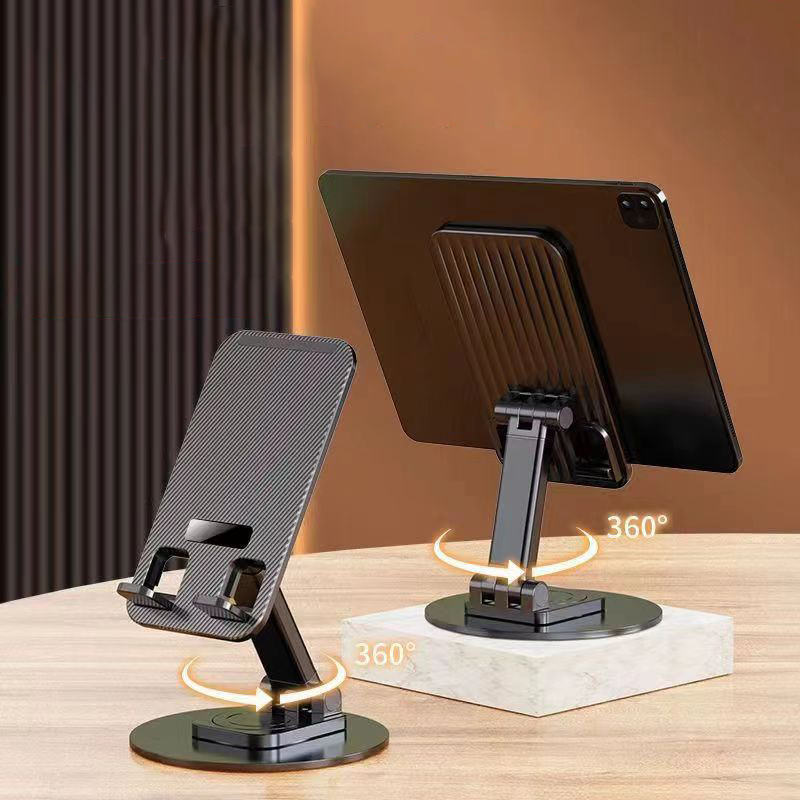 Giá kệ đỡ điện thoại dành cho iphone ipad máy tính bảng xoay 360 độ gấp gọn điều chỉnh nhiều nấc độ cao - Hàng chính hãng