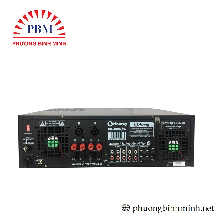 Amply karaoke Arirang PA-909Plus - Hàng chính hãng.