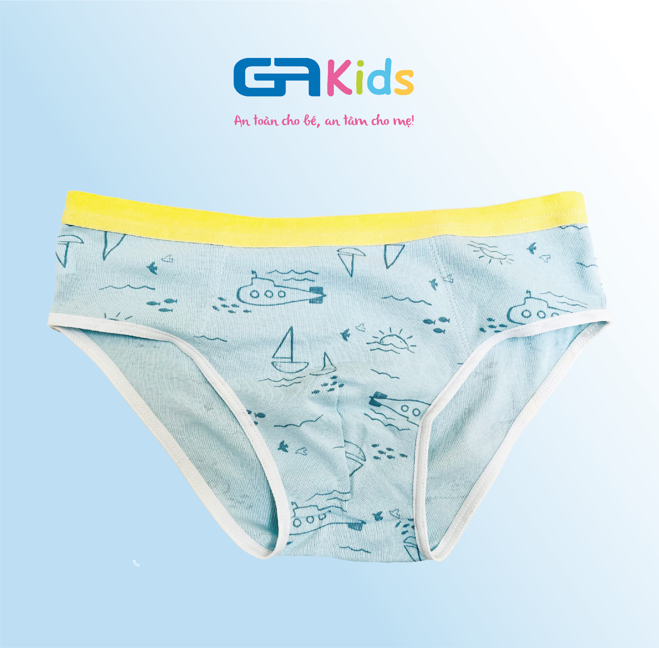 Set 7 Quần Lót Brief Bé Trai GAKIDS - Cotton Cao Cấp, Thấm Hút Tốt, Thoải Mái Cho Bé Trai Năng Động Cả Ngày
