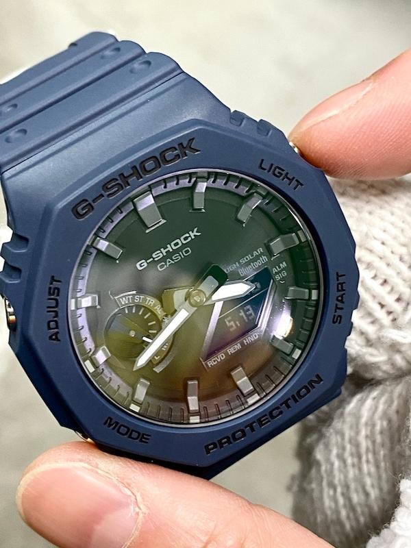 Đồng Hồ Nam Dây Nhựa Casio G-Shock GA-B2100-2ADR Chính Hãng - Pin Năng Lượng Mặt Trời - GA-B2100-2A Bluetooth