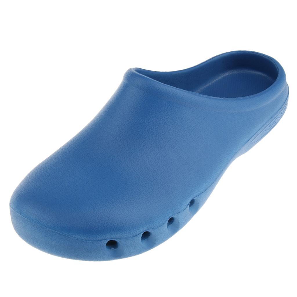 Unisex Adults Plain Beach Garden Hospital Catering Work Anti-Slip Clog Water Shoes Slipper Sandals