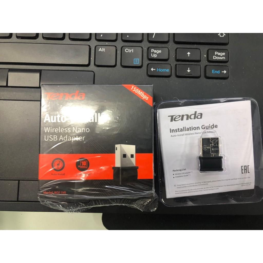 USB thu Wifi Tenda W311Mi Mini - Hàng Chính Hãng