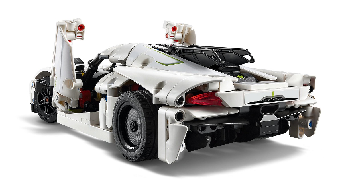 LEGO - TECHNIC - 42184 - Siêu xe Koenigsegg Jesko Absolut White