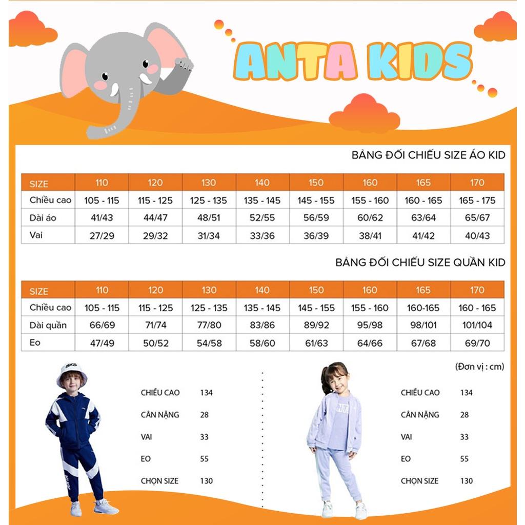 Áo nỉ thời trang bé trai Anta Kids chất nỉ, bo chun tay áo, gấu áo 352241702