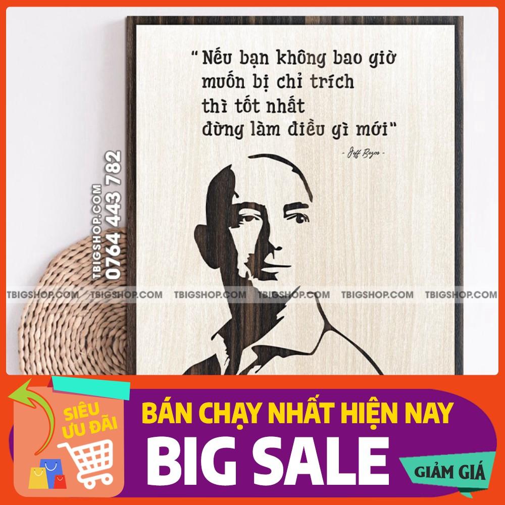 Mẫu tranh - Mã 043 &quot;Nếu bạn không bao giờ muốn bị chỉ trích thì tốt nhất đừng làm điều gì mới