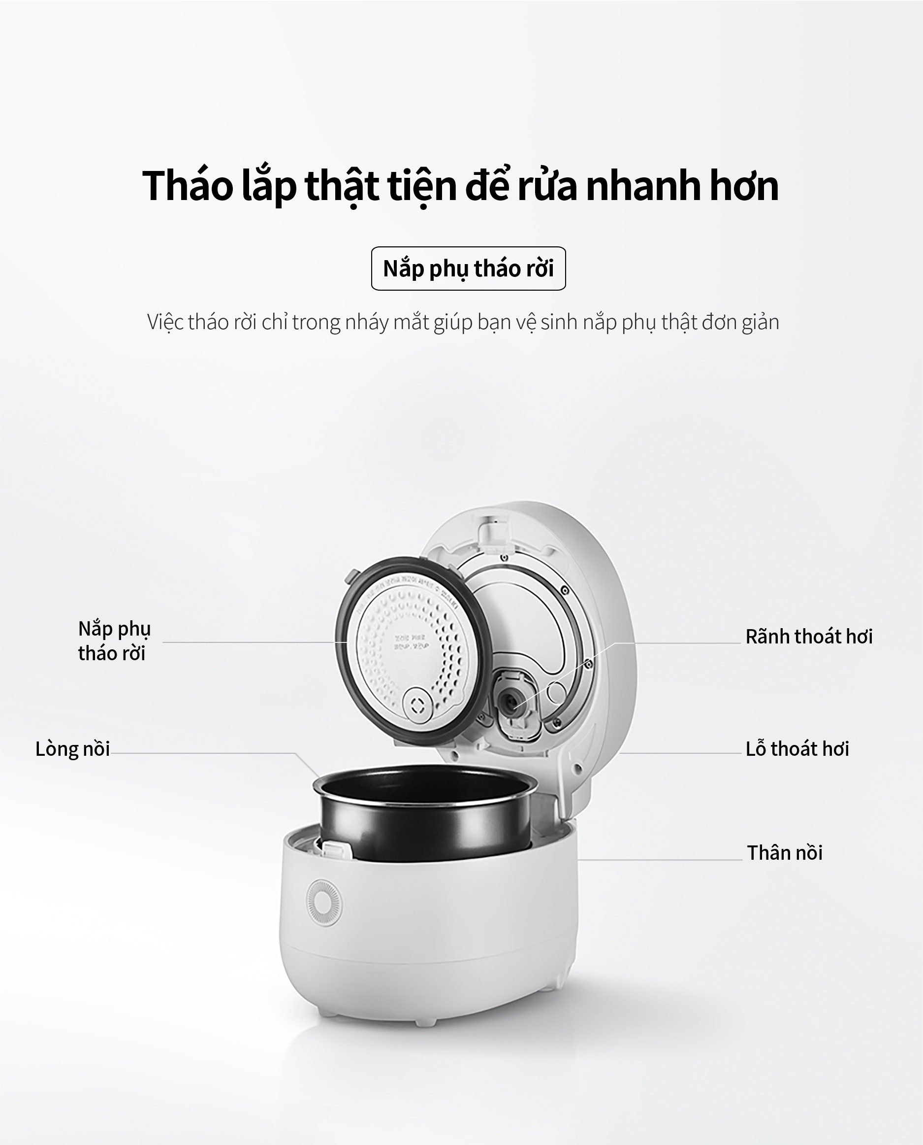 Nồi cơm điện tử Cuckoo 1.08L CR-0675F - Tùy chọn 3 vị cơm, 9 chế độ nấu tích hợp, chế độ tự động làm sạch - Hàng chính hãng