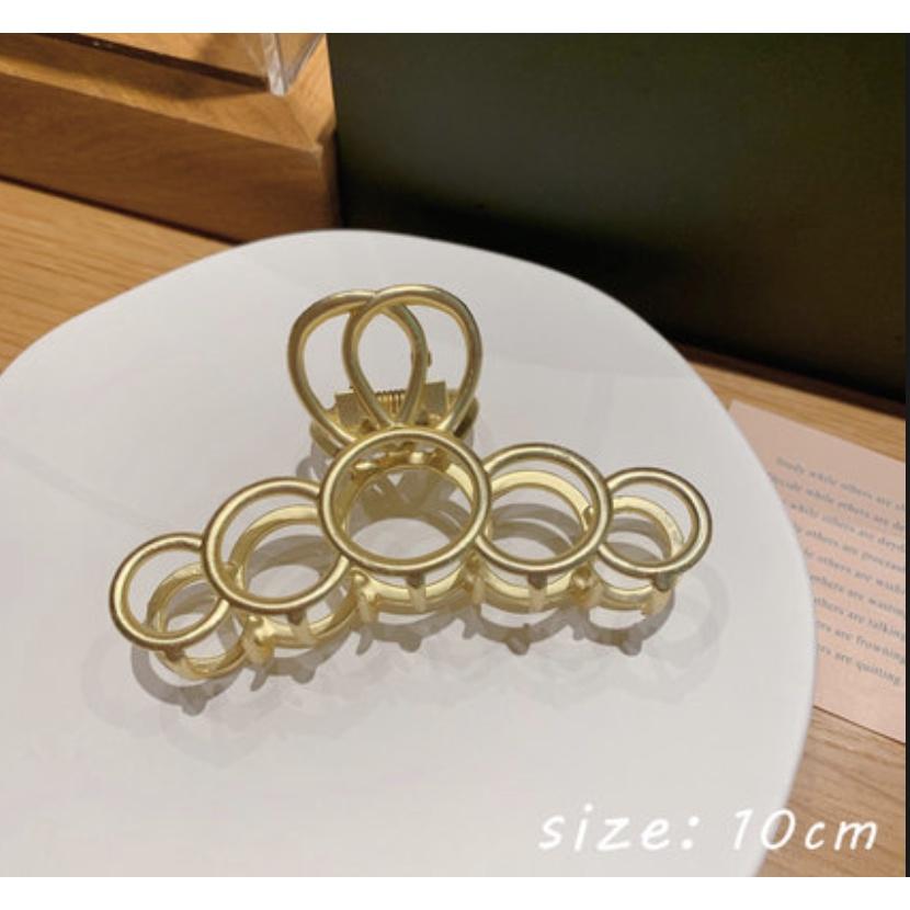 Kẹp tóc Hàn Quốc kẹp tóc kim loại Aikimo cặp tóc kim loại càng cua siêu sang chảnh hottrend KD1