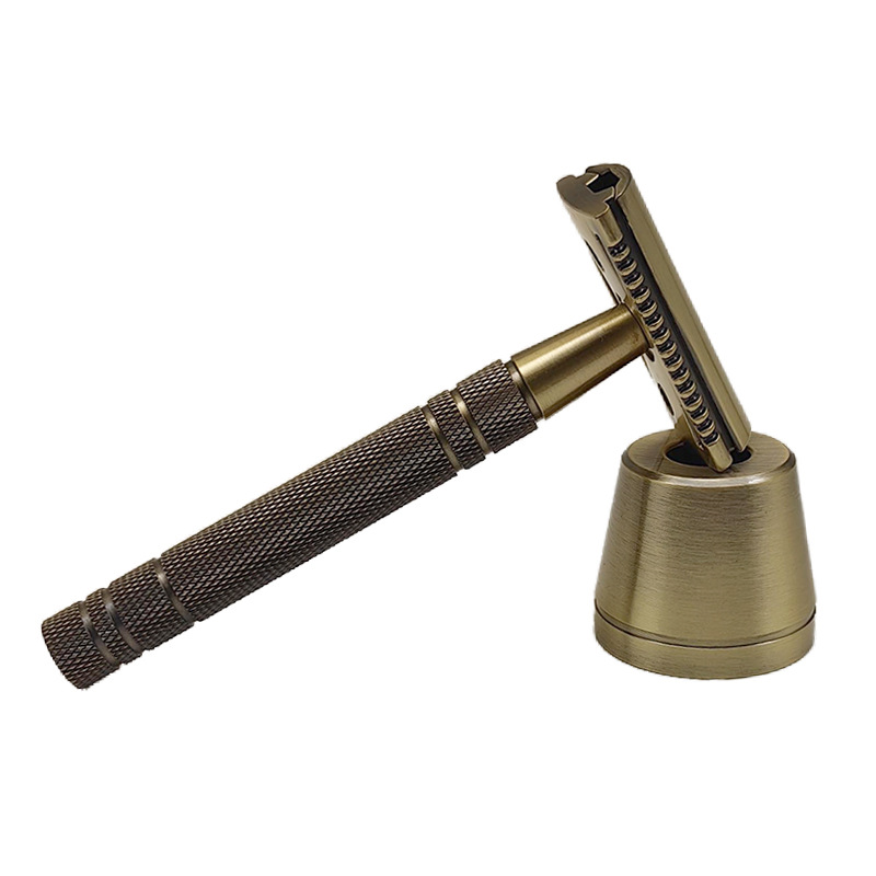 Dao Cạo Râu Cổ Điển Ming Shi KF001 – Tay Cầm Kim Loại, Phiên Bản Luxury