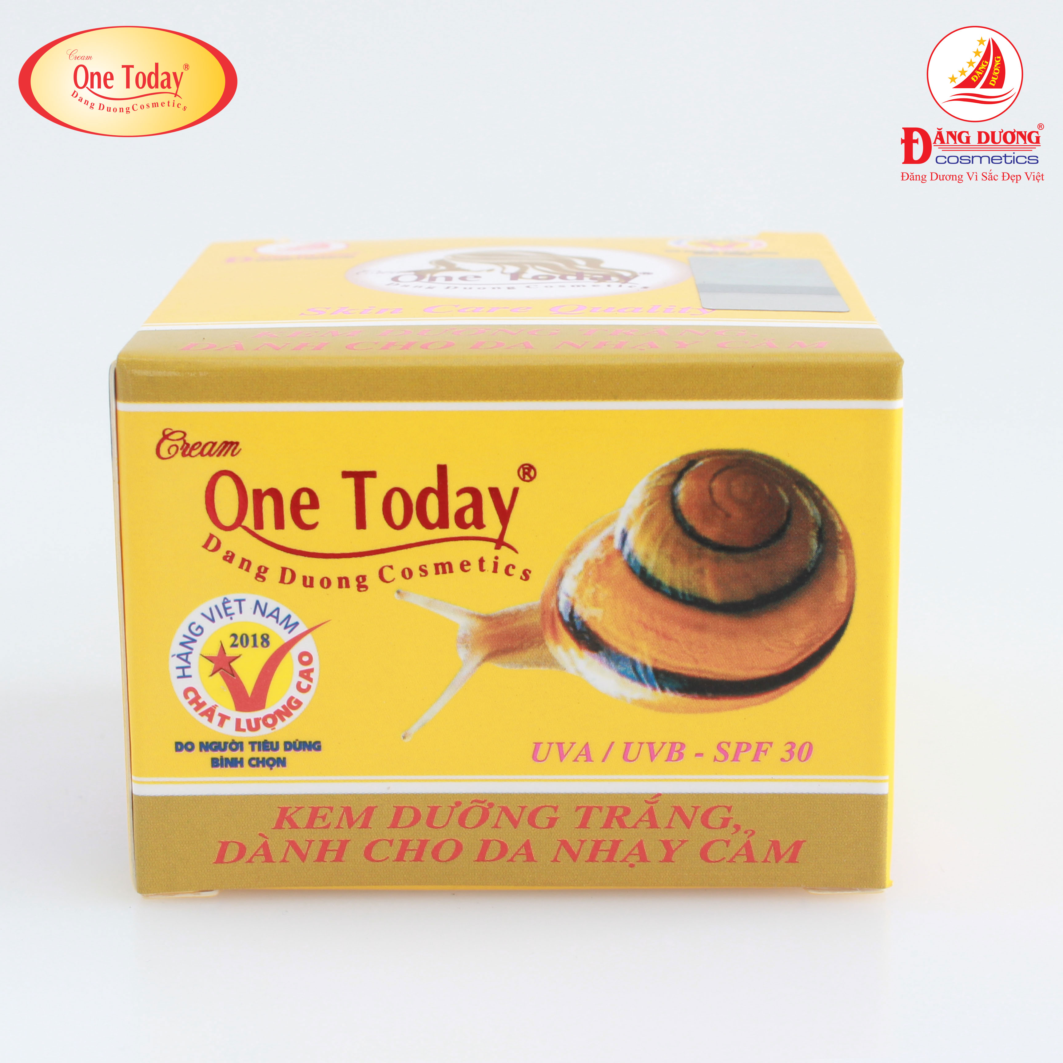 ONE TODAY - KEM DƯỠNG TRẮNG DÀNH CHO DA NHẠY CẢM - 8g