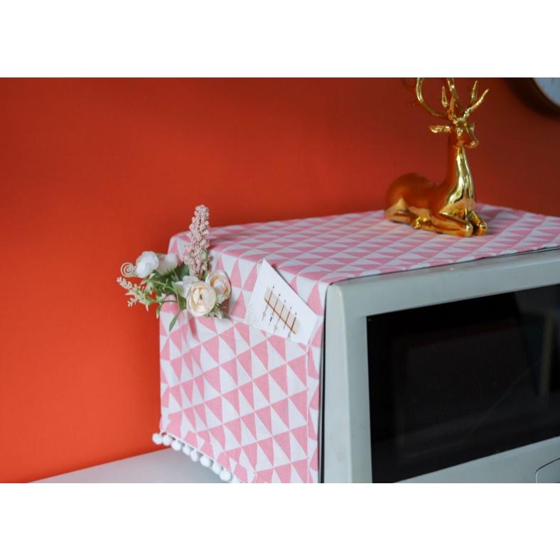 Tấm Phủ Lò Vi Sóng, Khăn Phủ Lò Vi Sóng, Vải Cotton Kích Thước 30x90 cm