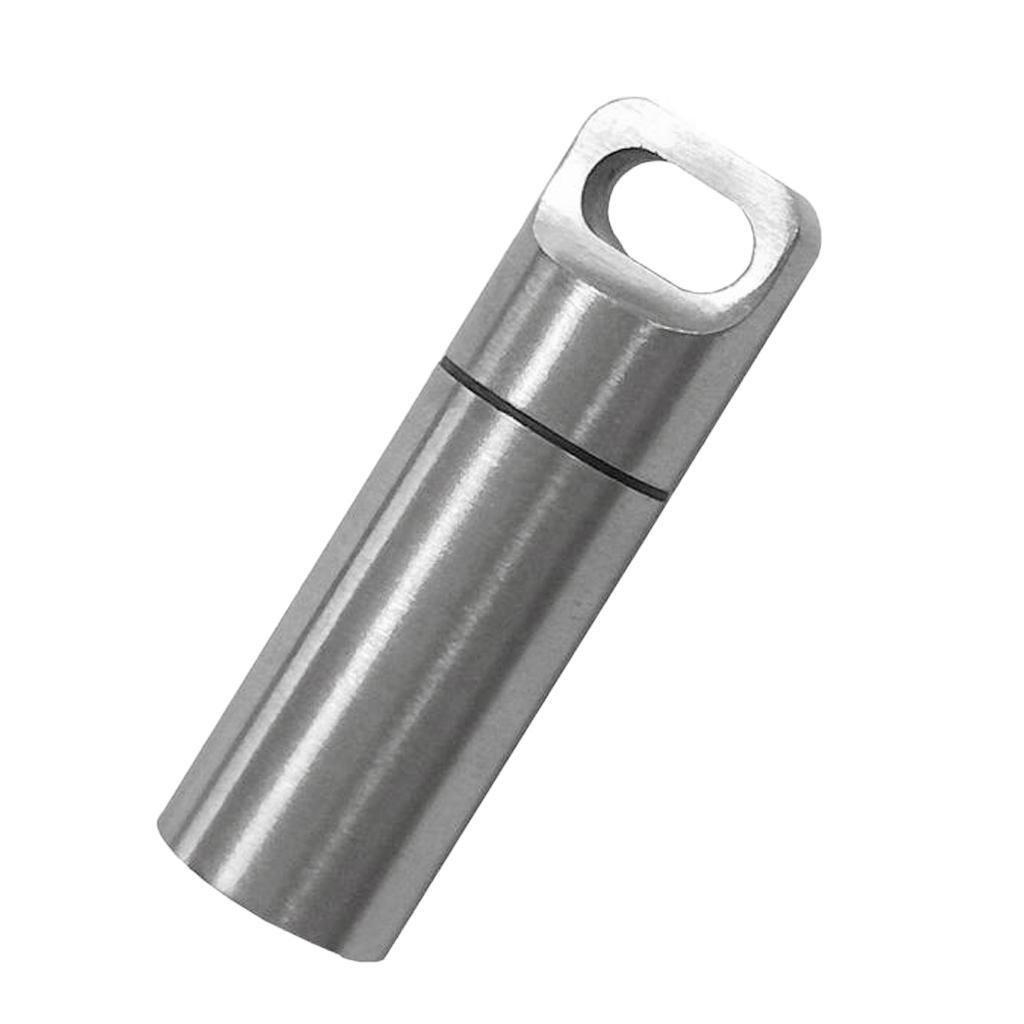 2pcs Portable Survival Waterproof Capsule Seal Case Container for Outdoor