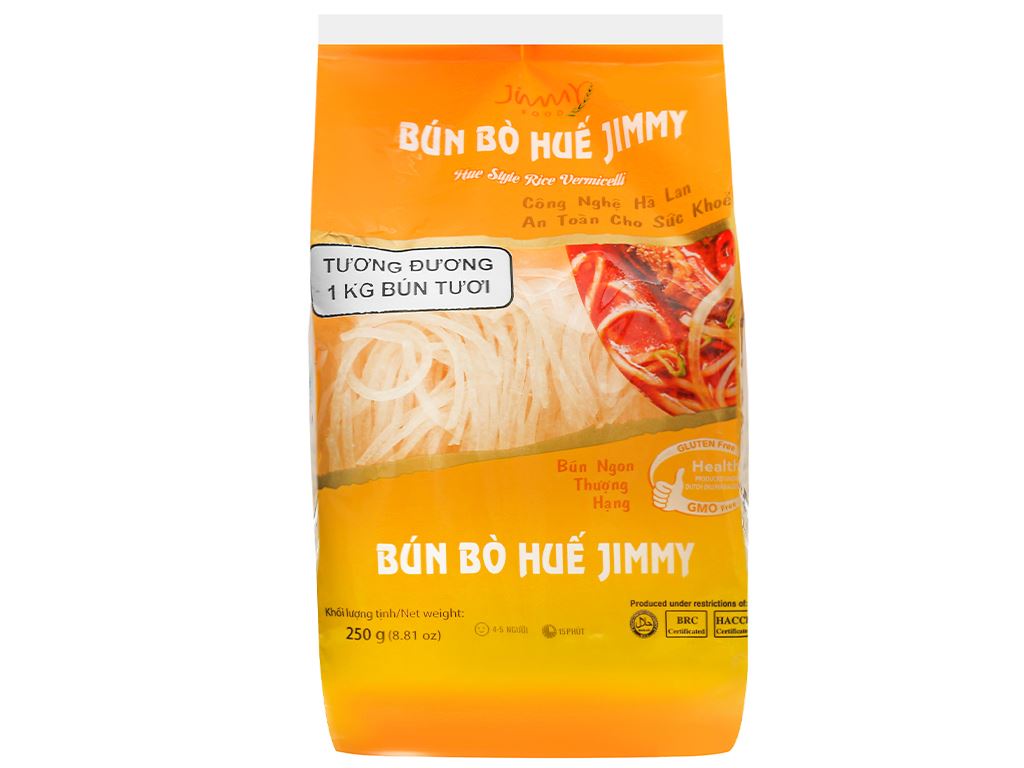 Combo 2 gói Bún bò huế Jimmy 250g