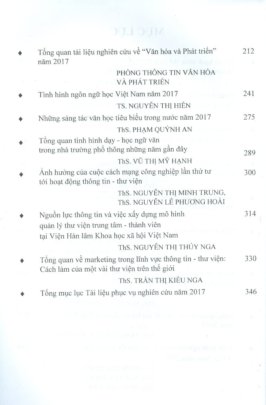 Niên Giám Thông Tin Khoa Học Xã Hội - Tập 13