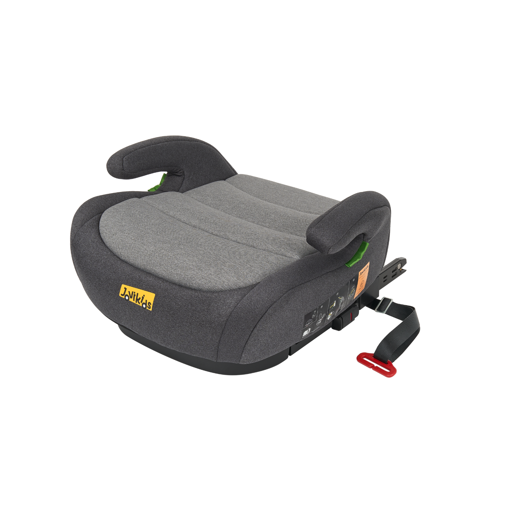 Ghế Ô Tô Booster OHHO - Cho Bé Cao 125 - 150 cm - Jovikids WD020_GREY - Màu Xám