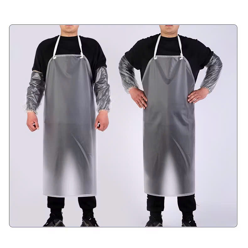 Tạp dề nhựa PVC trong suốt, tạp dề bảo hộ chống mài mòn, chống thấm nước, chống dầu