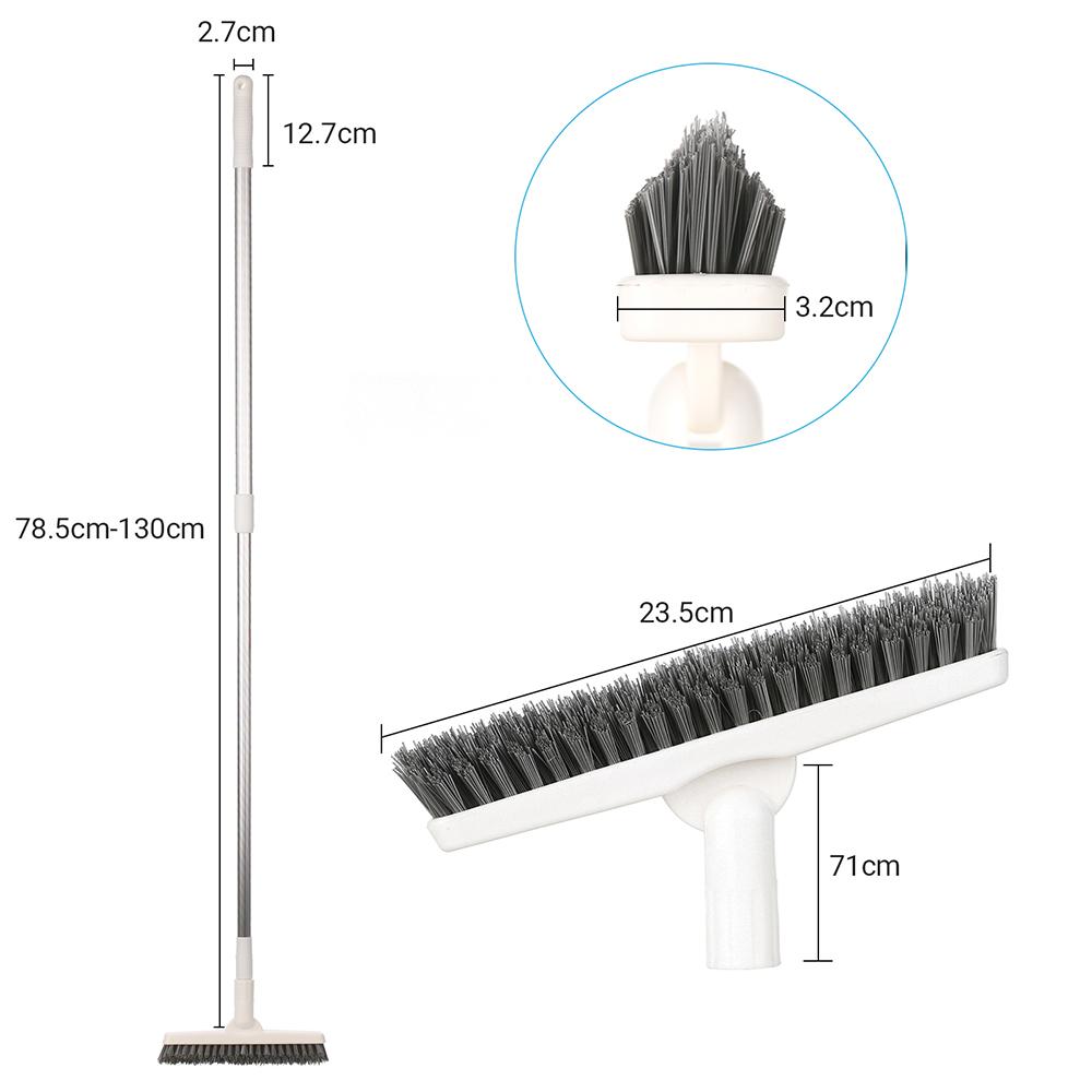Extension-type Nonslip Long Handled Scrub Brush Corner Brush Scrubber Floor Scrubber Brush Utility Cleaning Brush