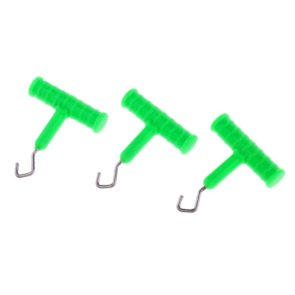 3pcs Hook Knot Tool Knot Hook Puller Carp Fishing Rig Terminal Tackle