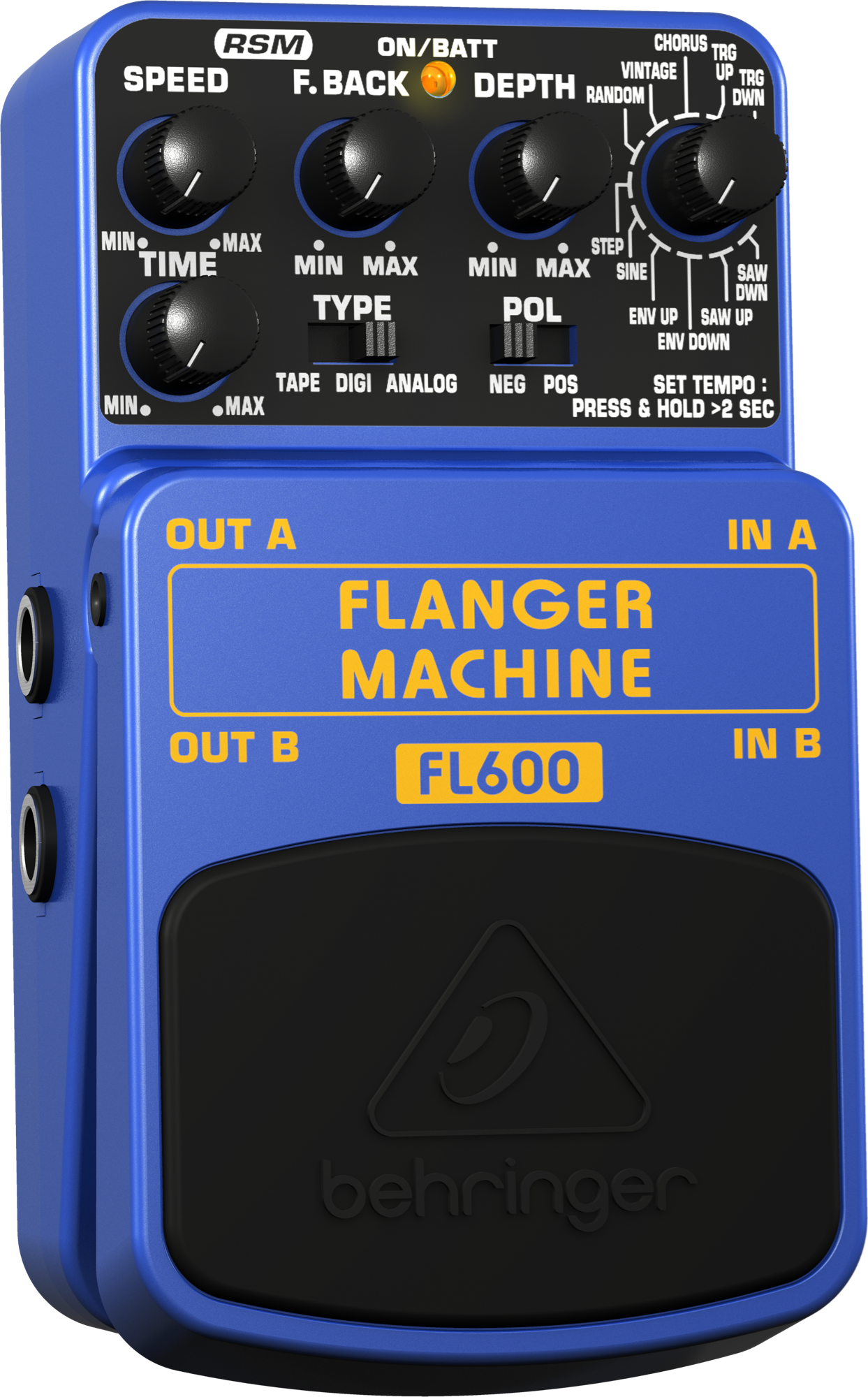 Bàn đạp hiệu ứng ghita Flanger Machine FL600 Behringer - Hàng chính hãng