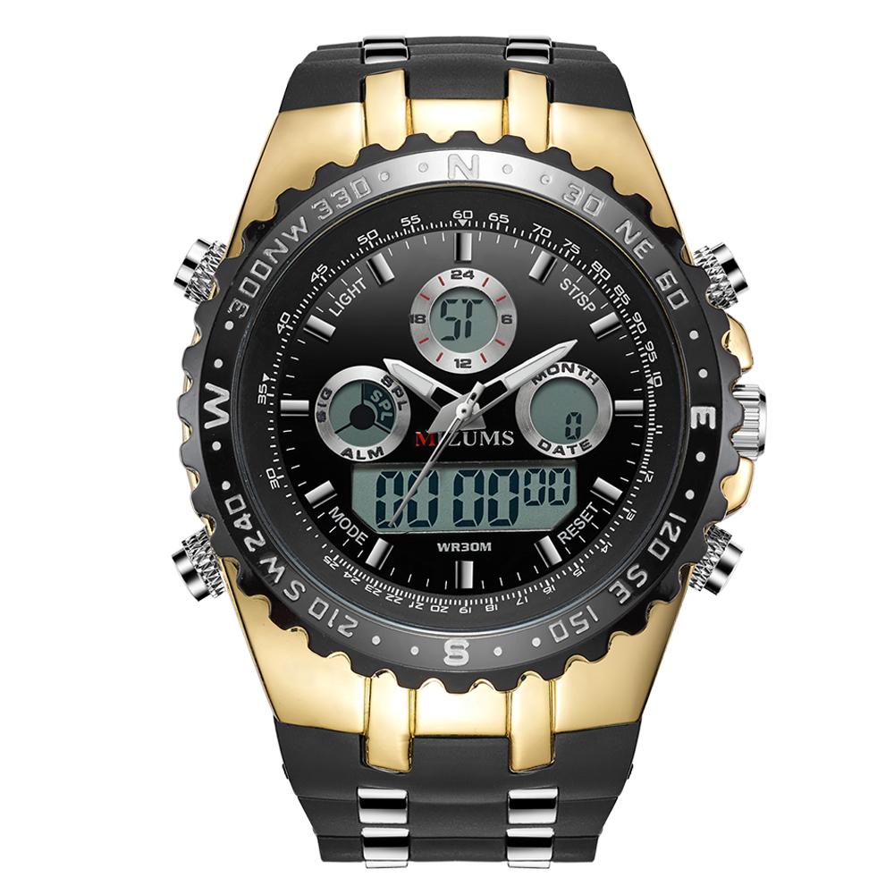 Đồng hồ kỹ thuật số MIZUMS Nam kĩ thuật số,chuyển động kép