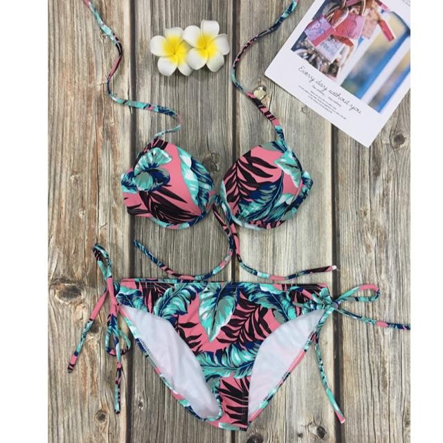 Bikini 2 mảnh lá mút dày nâng ngực