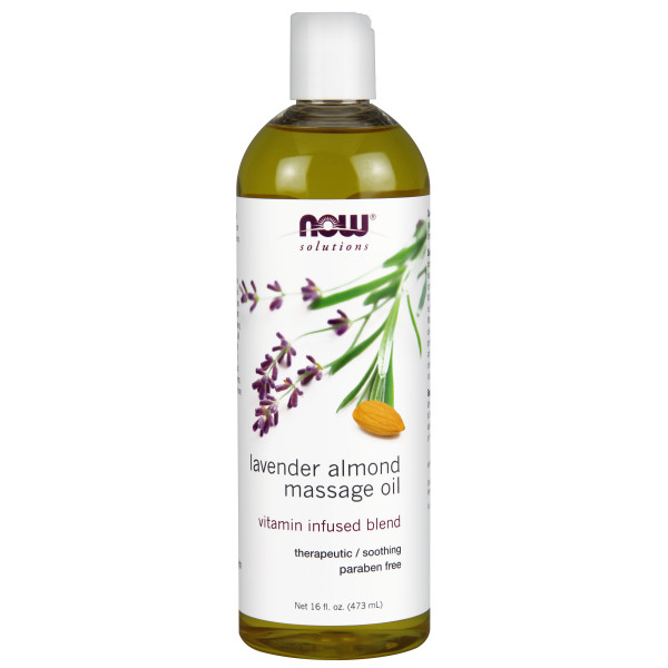 Lavender Almond Massage Oil | Tinh Dầu Massage chiết xuất từu Hạt Dẻ - Hương hoa oải hương (473 ml)