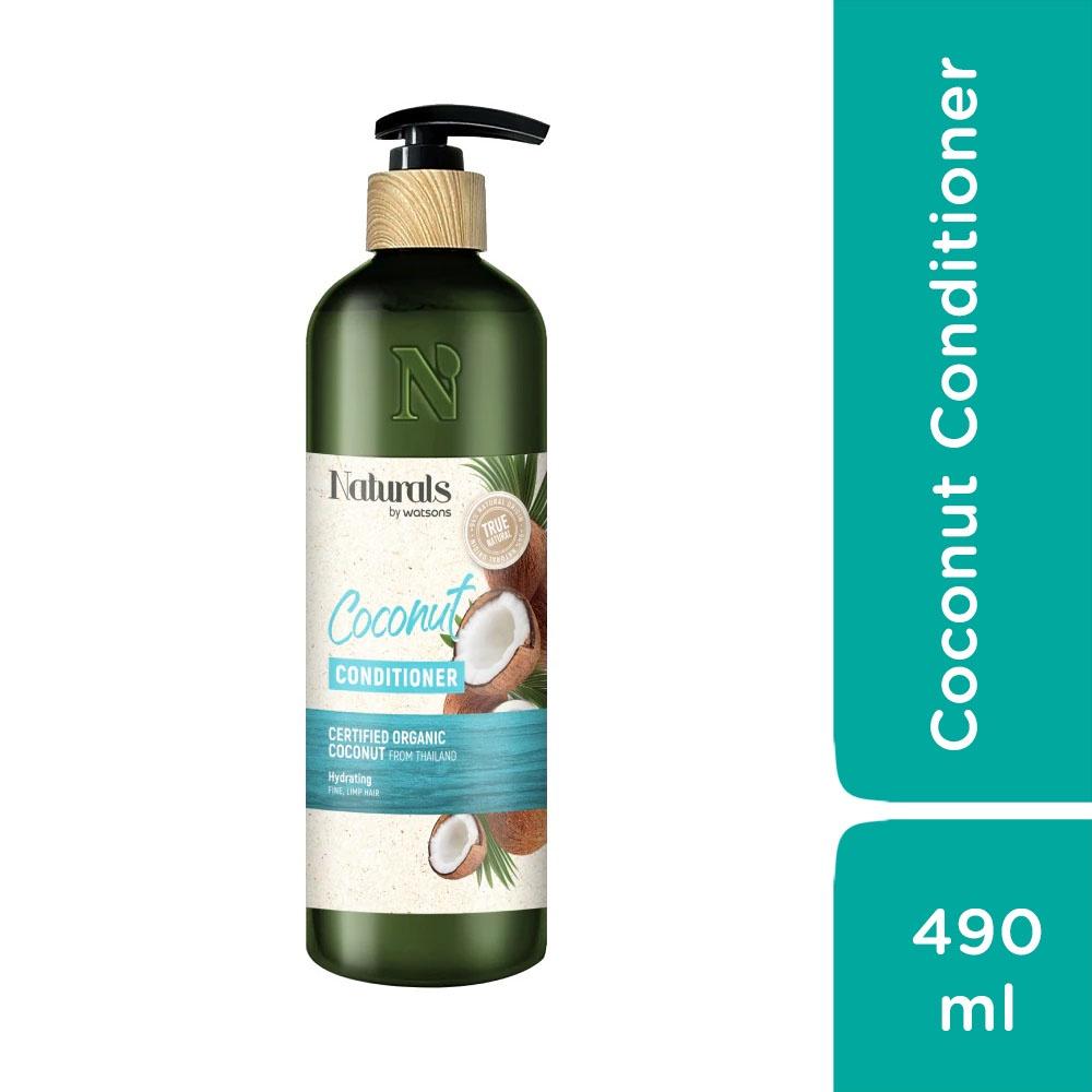 Dầu Xả Naturals By Watsons Hương Dừa True Natural Coconut Conditioner 490ml