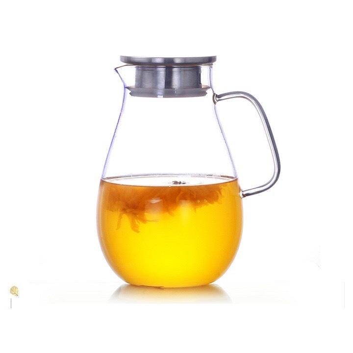 Bình đựng nước uống thủy tinh chịu nhiệt cao cấp lên tới 400ml trơn bầu 1800ml