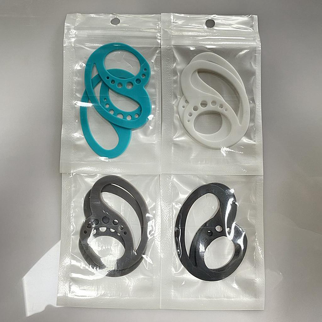 One pair Silicone Anti-lost Ear Hook Holder Ear Clip for Headphone Wireless Earphones Running Cycling