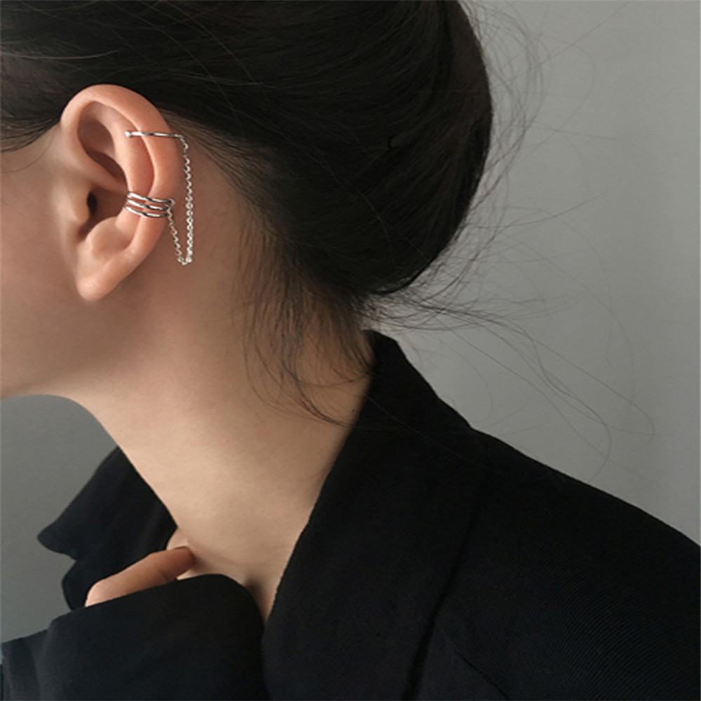 Khuyên tai phong cách Hàn Quốc nhẹ nhàng unisex