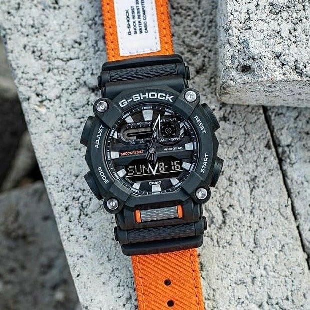 Đồng Hồ Casio Nam Dây Vải G-SHOCK GA-900C-1A4DR Chính Hãng