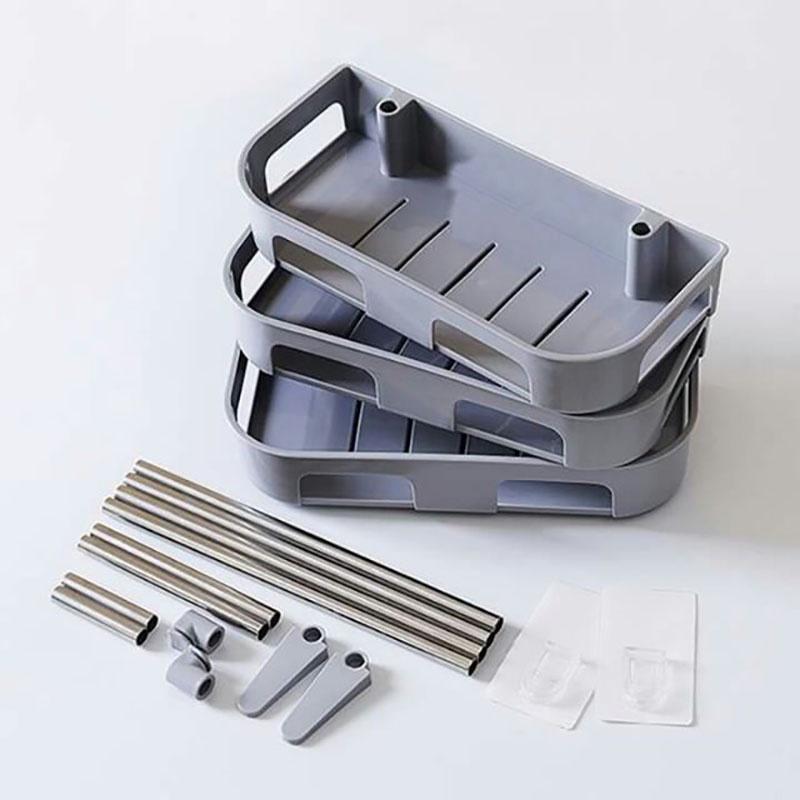 Kệ Đựng Đồ Đa Năng, Kệ Nhà Tắm, Nhà Vệ Sinh Toilet Đa Năng, Loại 2 và 3 Tầng Dễ Dàng Lắp Ráp, Đồ Gia Dụng