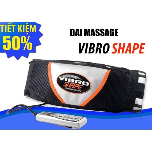 Máy Matxa Lưng, Đai Quấn Bụng vibro shape, Đai massage nóng rung.